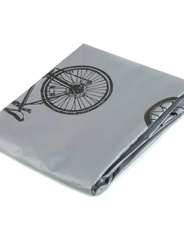 AliExpress NONE 1Pc Electric Vehicle Rain Cover, Bicycle Cover, Sun Protection Motorcycle Cover, Three-Dimensional Bicycle Cover S003448