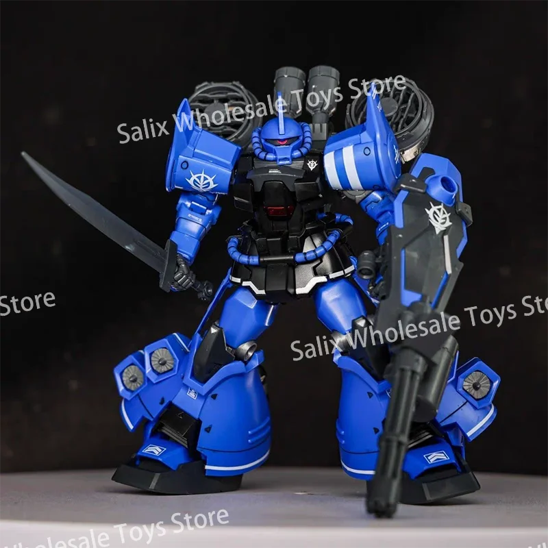 カスタマイズされたb3アクションフィギュアキット,白と青,フライバッグ付き1/144 MS-07B-3 gouf,在庫あり