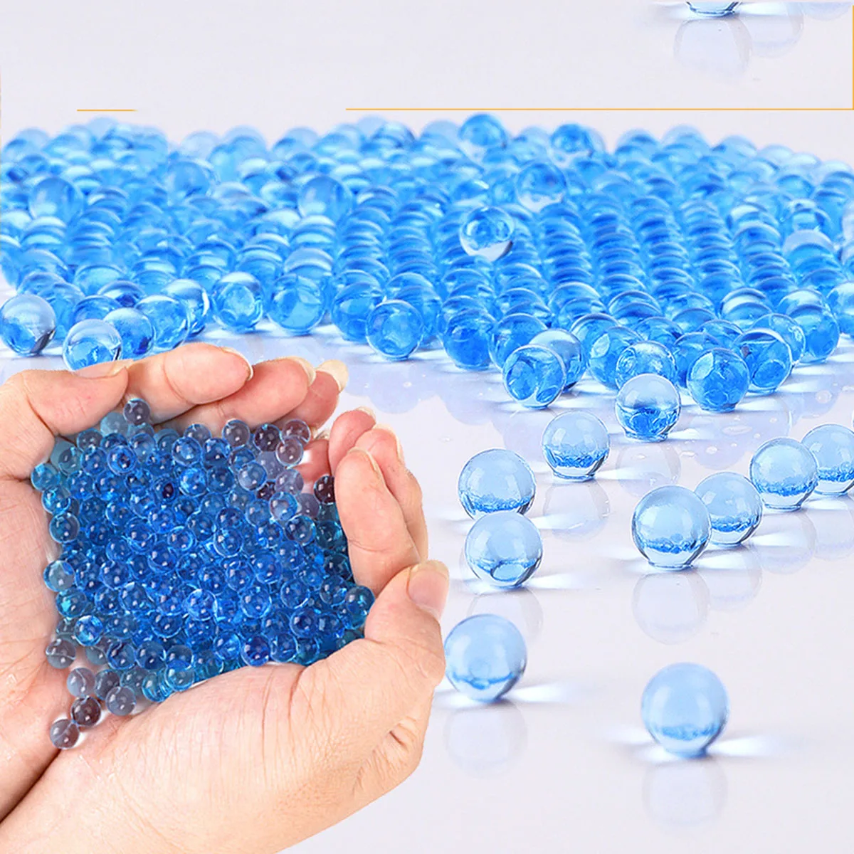 6000 PCS/Bag New Orbiz Balls That Grow In Water Orbits Growing Balls In Water Multi White Clear Crystal Soil Hydrogel Balls