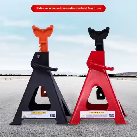 Heavy Duty Lifting Jack Axle Stands 6 Ton for Car Van Caravan Garage Workshop Steel Robust Construction Lifting Jack