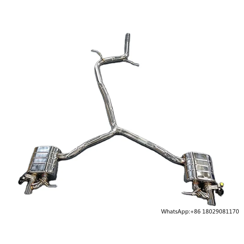 

High Quality Exhaust System For Audi A4 B8.5 b9 2.0t 2016-2023 Catback Exhaust 304Stainless Steel Exhaust Pipe Muffler