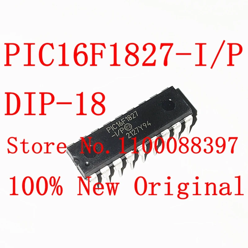 1 szt 100% nowy oryginał. PIC16F1827-I/P PIC16F1827 16F1827 DIP18