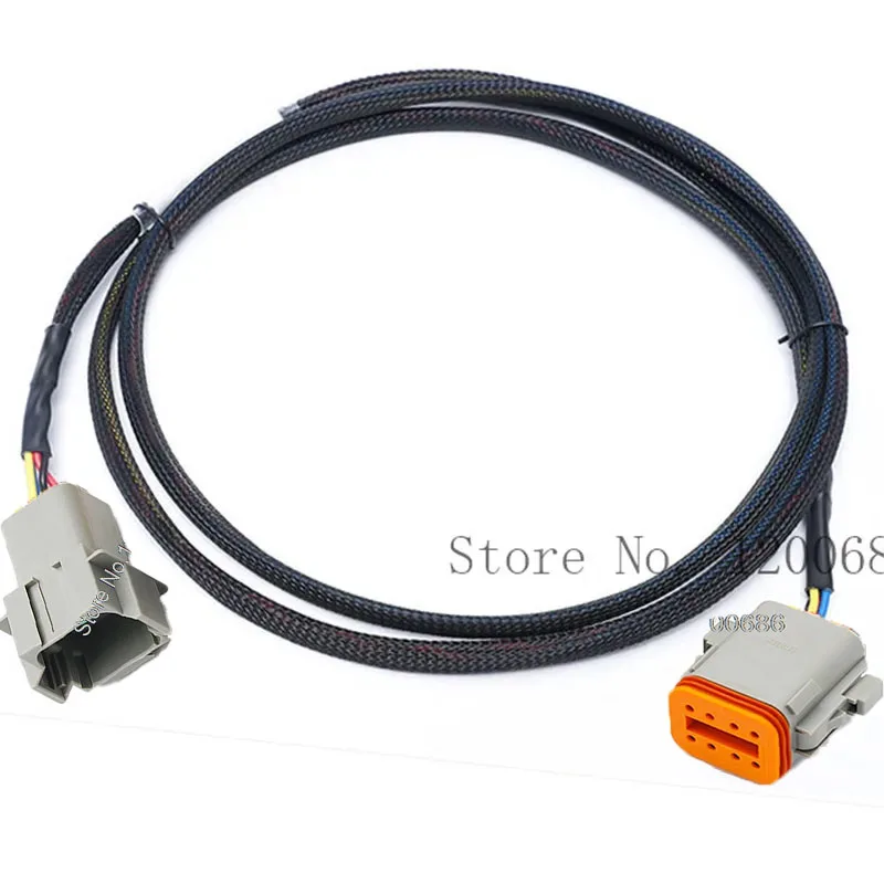 100CM Deutsch DT04-8P Extension Cable Male Female Cable Sleeve Protection Waterproof Connector plug Kit WIRE HARNESS