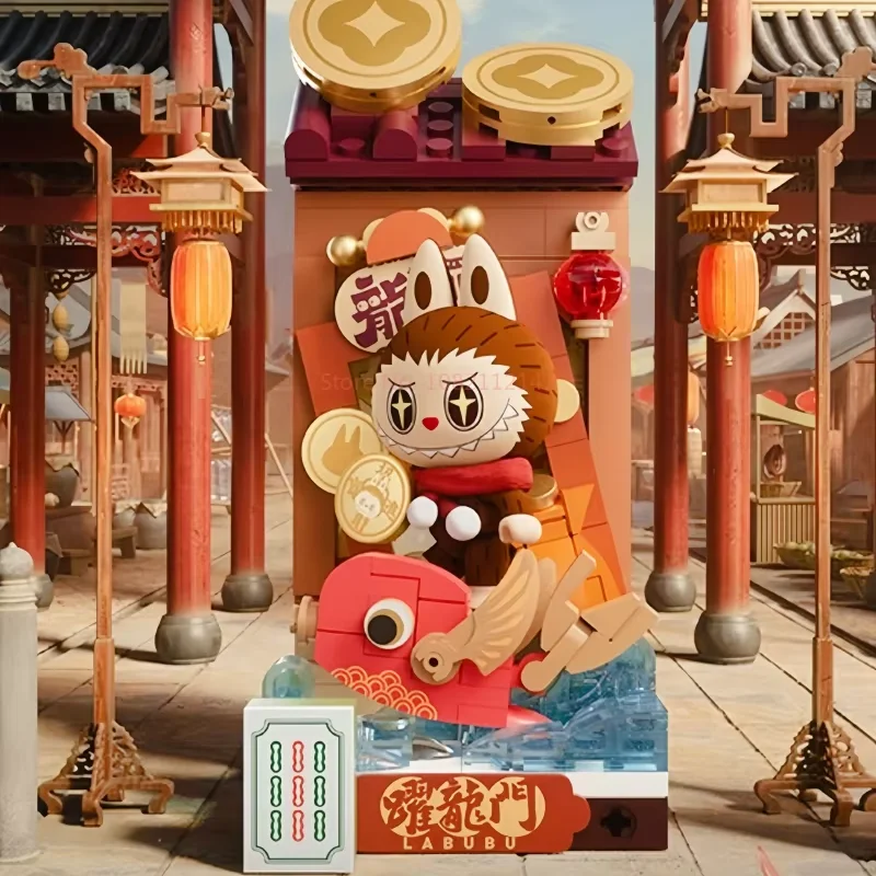 Blcok Figure Blind Box, Dimmo Skullpanda Labubu Toy Gift, Fortunate Hand Serie, Wealth Salle, New Year Convenation, Hot, 2025