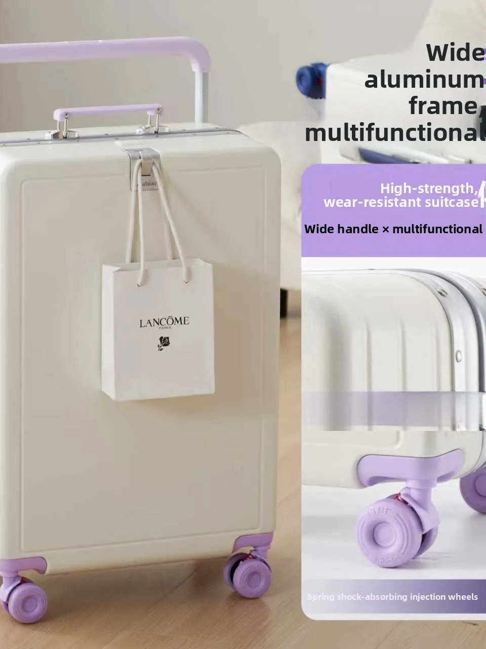 Aluminum Frame Carry On Luggage - New Large Capacity Aluminum Frame Luggage
