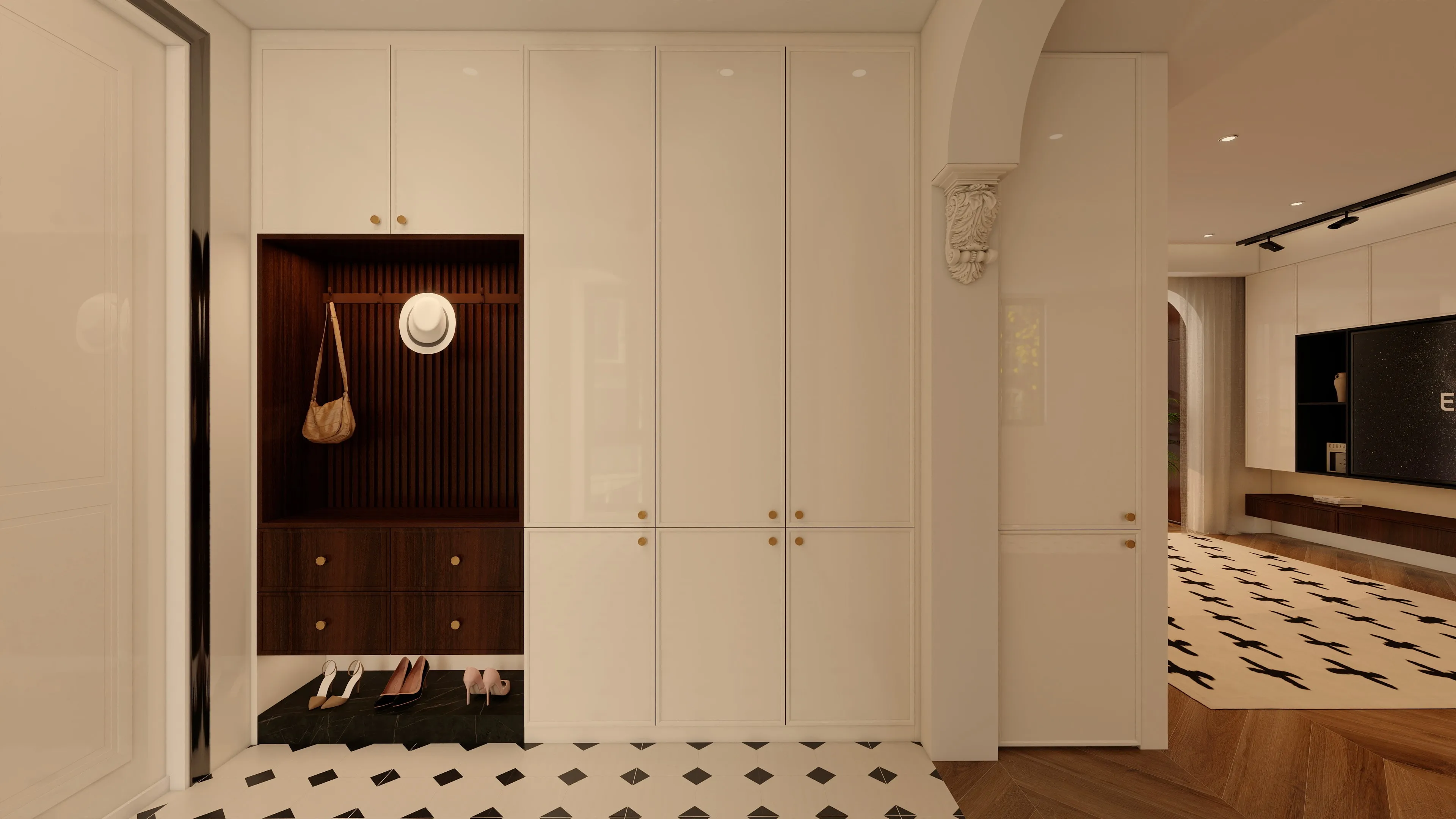 Armoire Wardrobe Closet System Wardrobe Bedroom Furniture Modern Bedroom Wardrobe Wooden Walk in Closet Custom Closet for Clothe
