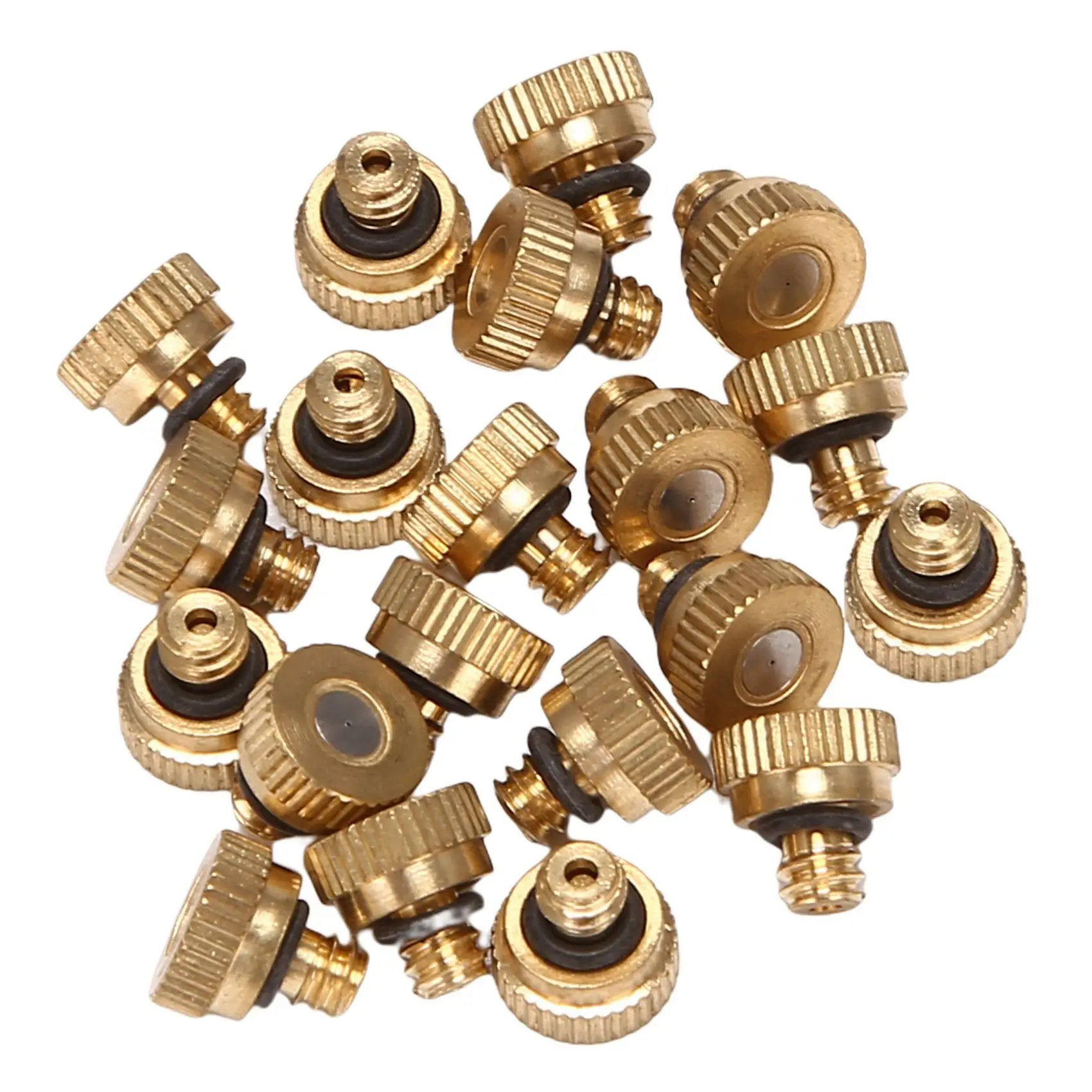 ABPQ-20Pcs فوهة ضباب الضباب، فوهة تبريد الضباب ذات الضغط المنخفض، فتحة فوهات التغشية
