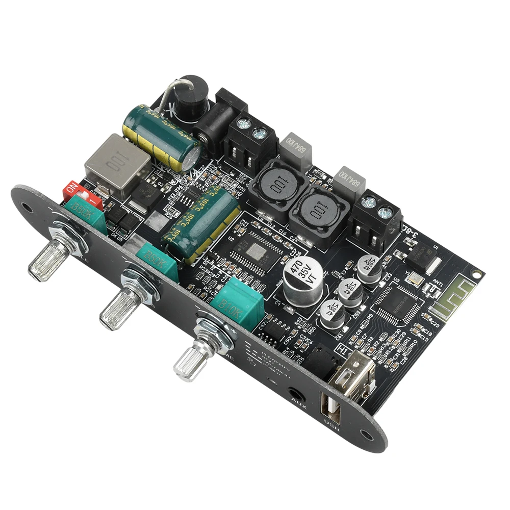 ZK-1001U تيار مستمر 9-24 فولت أحادية 100 واط BT مكبر للصوت لوحة تركيبية يدعم WUZHI الصوت APP MP3 مكبر للصوت رقاقة TPA3116D2 #5