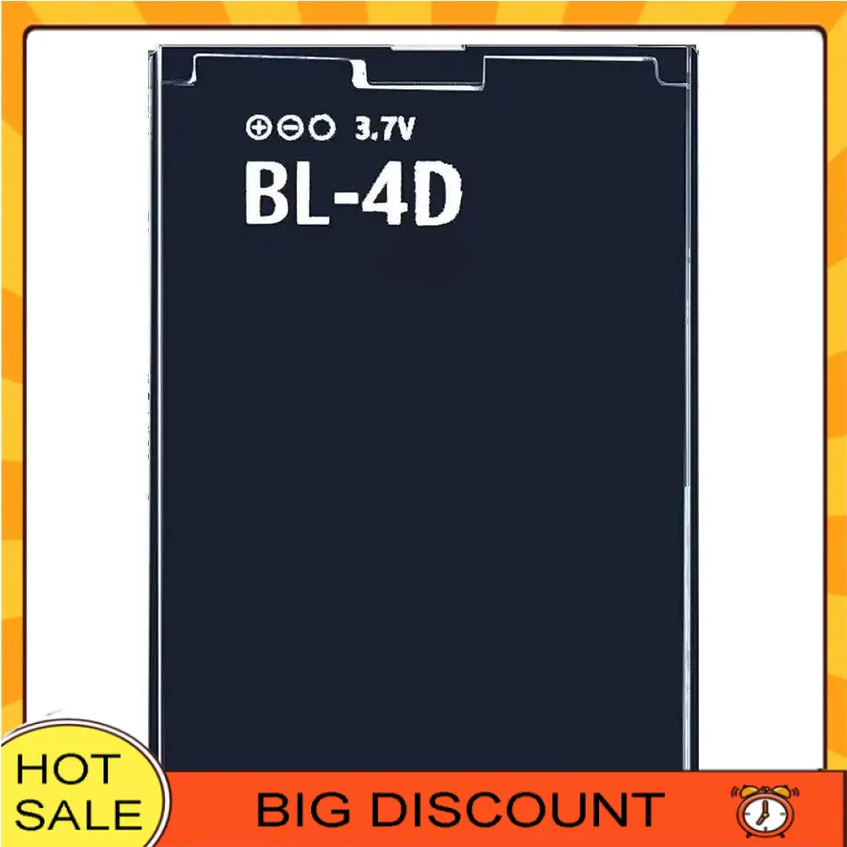 

Безопасный аккумулятор 1200 мАч для Nokia N97 Mini N8 N8-00 E5-00 E5 E7 E7-00 T7 T7-00 803 N803 702T для мобильного телефона BL-4D
