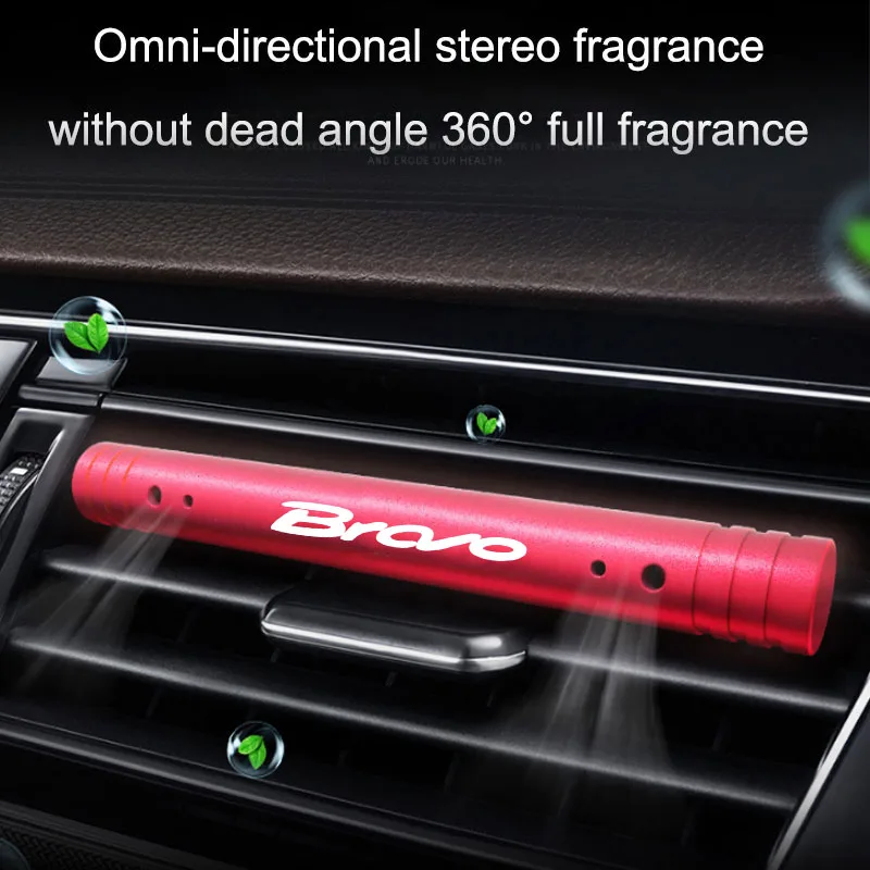 Car Air Vent Perfume Car Air Freshener Flavoring Smell Aroma Car Perfumes For FIAT BRAVO 500X Accessories