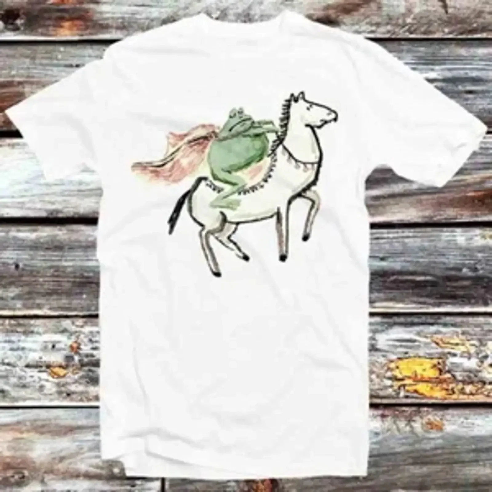 Frog Riding Unicorn Toad Gay LGBT Lesbian Captain Froggy T Shirt B1291 vintage Washed Unisex Slightly designer clothes