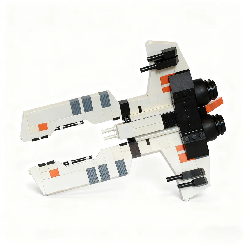 214pcs MOC Space Amber Fang V Model Building Blocks Architecture Assemble DIY Creative Toy Idea Christmas Gifts Brick Education