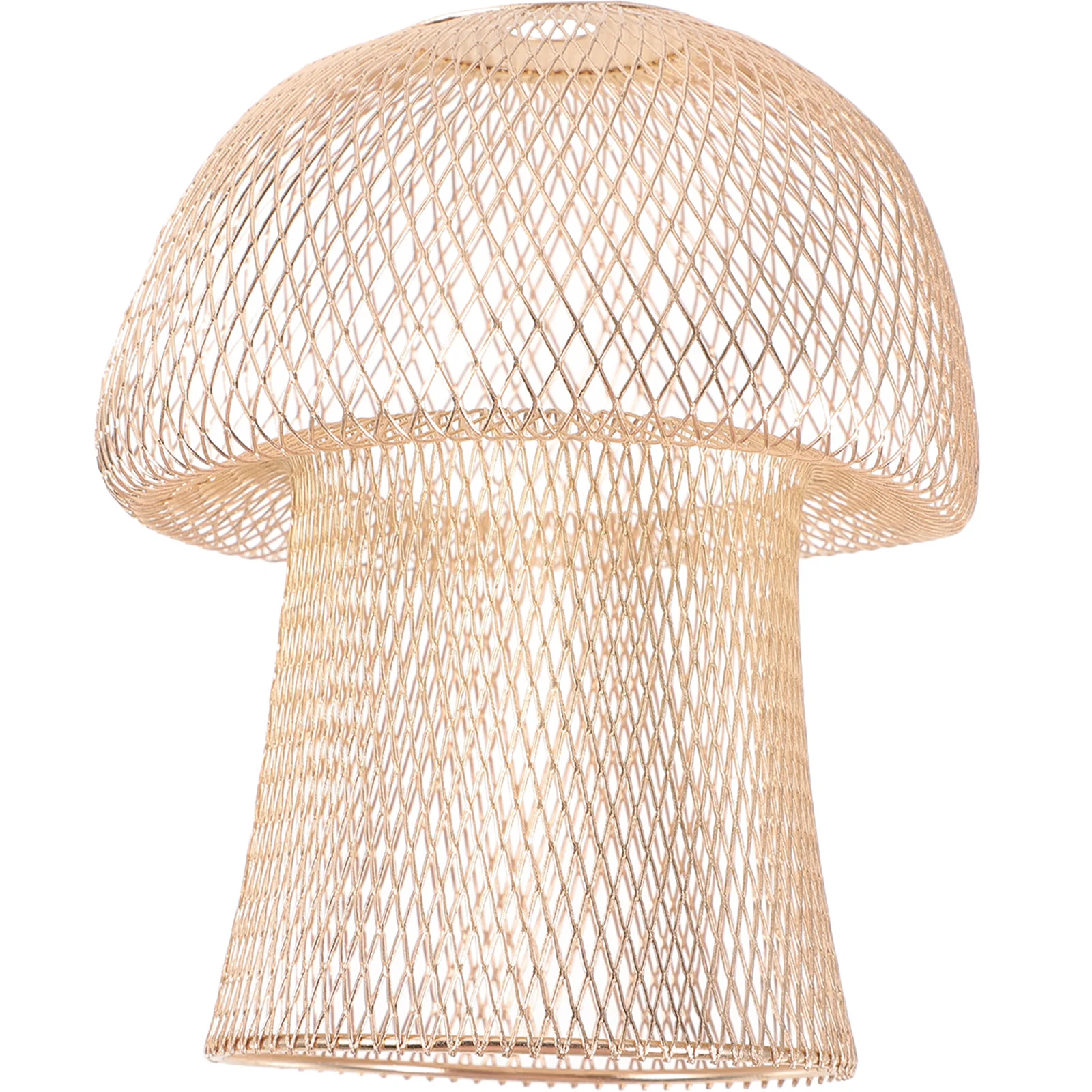 

Metal Lampshade Mushroom Shape Hollow Out Design For Pendant Ceiling Chandelier Light Fixture Replacement Decorative Small