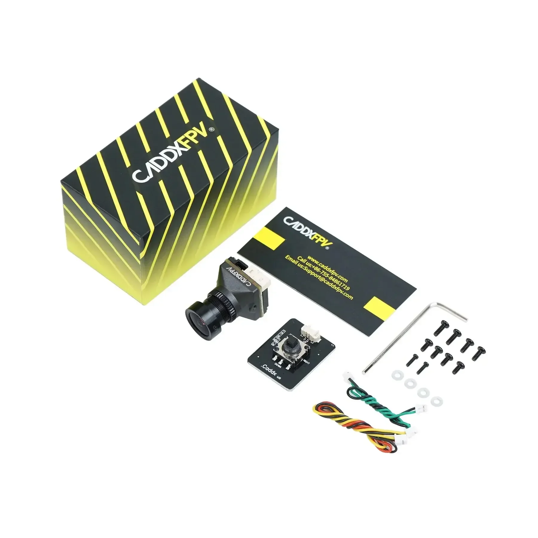Kamera FPV Caddx Ratel PRO 1500TVL 16:9/4:3 NTSC/PAL FOV125 ยฐ Kamera nocna Blacklight do drona FPV CADDXFPV
