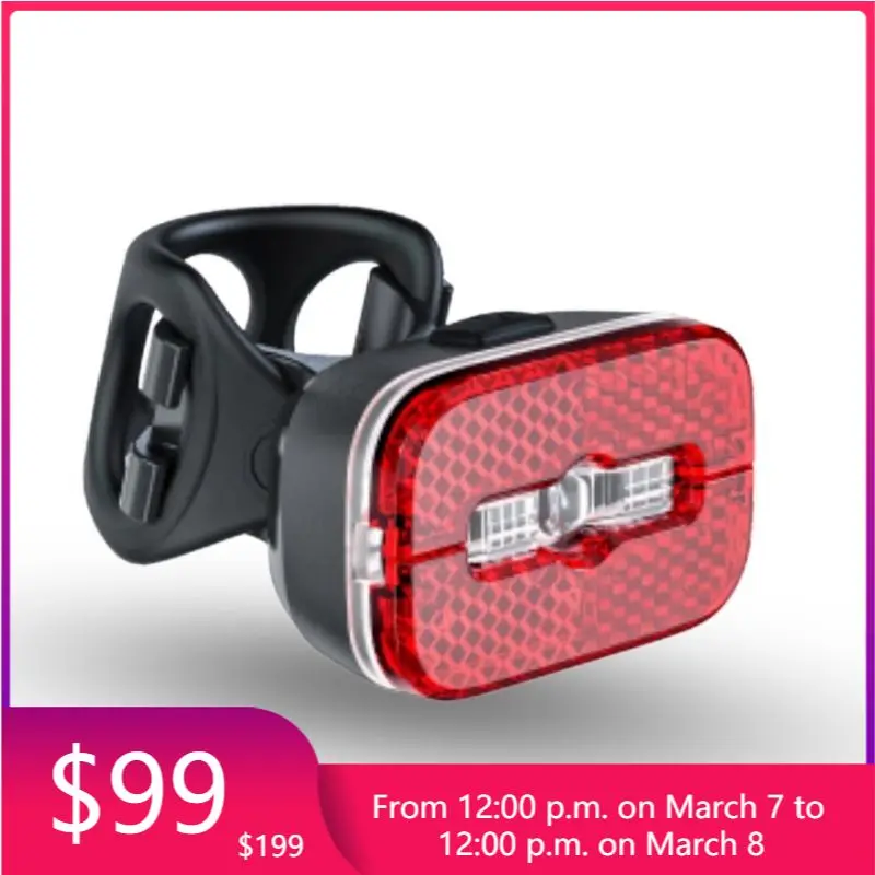 

STLF German StVZO LED Bike Light Rear Bicycle Brake Light Waterproof Front Handlebar Mount Battery Power Bike Light
