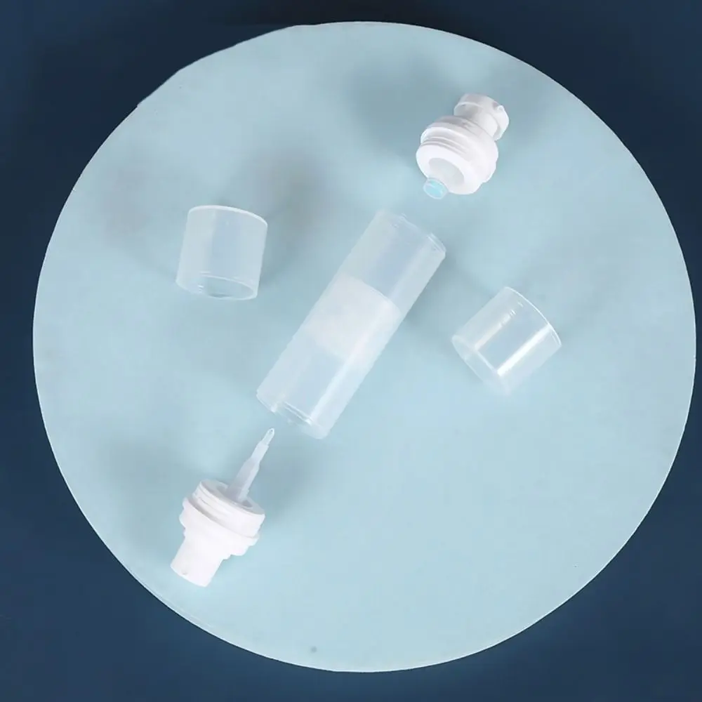 Recipiente airless loção garrafa de higiene pessoal garrafas recarregáveis atomizador spray garrafa cabeça dupla garrafa bomba vácuo garrafas