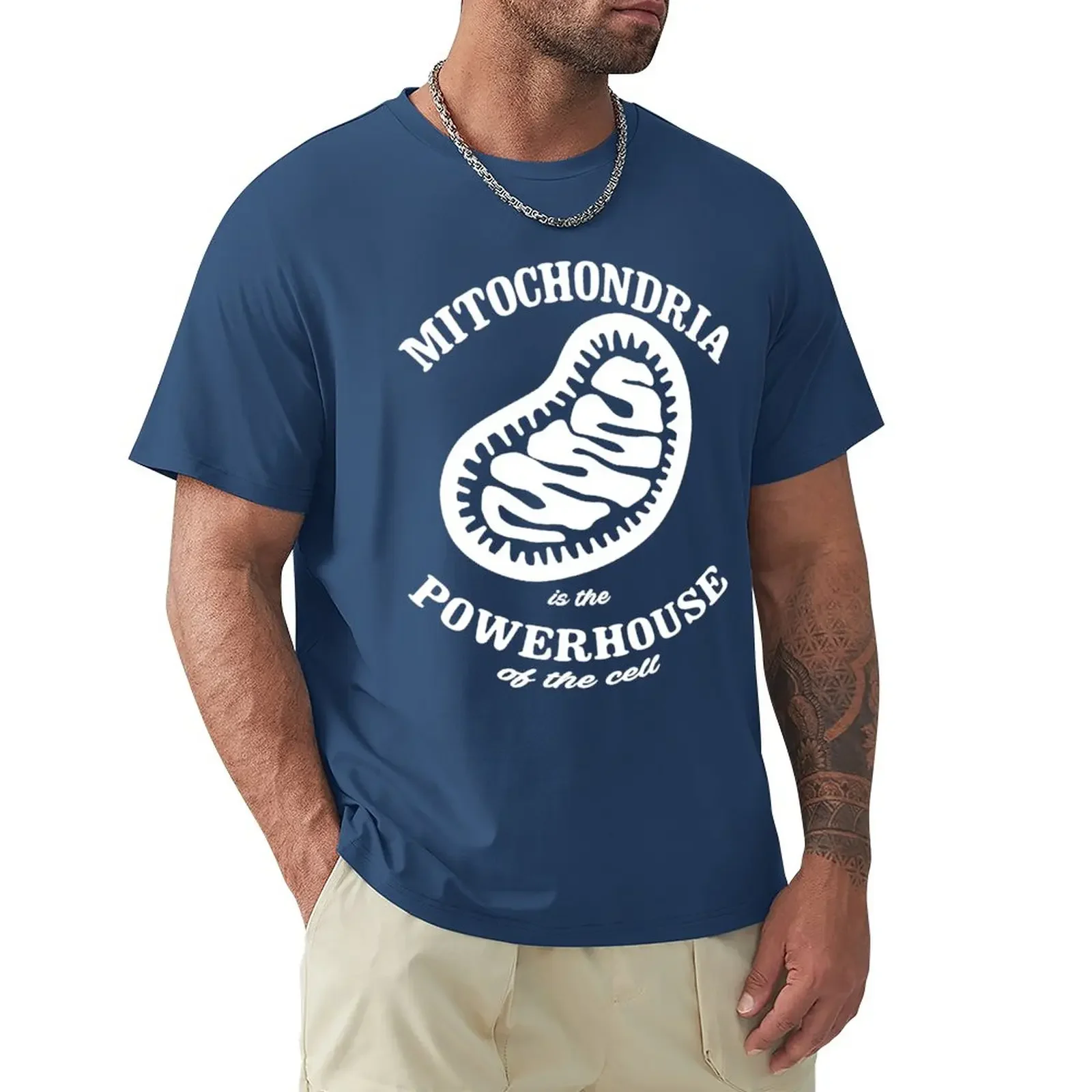 Mitochrondia - you know, it really IS the powerhouse of the cell! T-Shirt boys animal print plus size tops mens tall t shirts