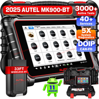 Autel MaxiCOM MK900BT Scanner MK900 BT Diagnostic Tool Active Test, 40+ Services with CAN FD/DoIP, Upgrade of MK808BT Pro MK808S