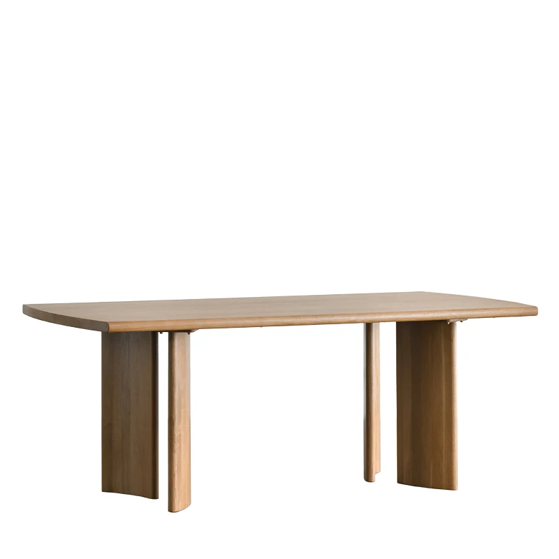 

Nordic solid wood high-end household simple long table creative design conference office long table workbench