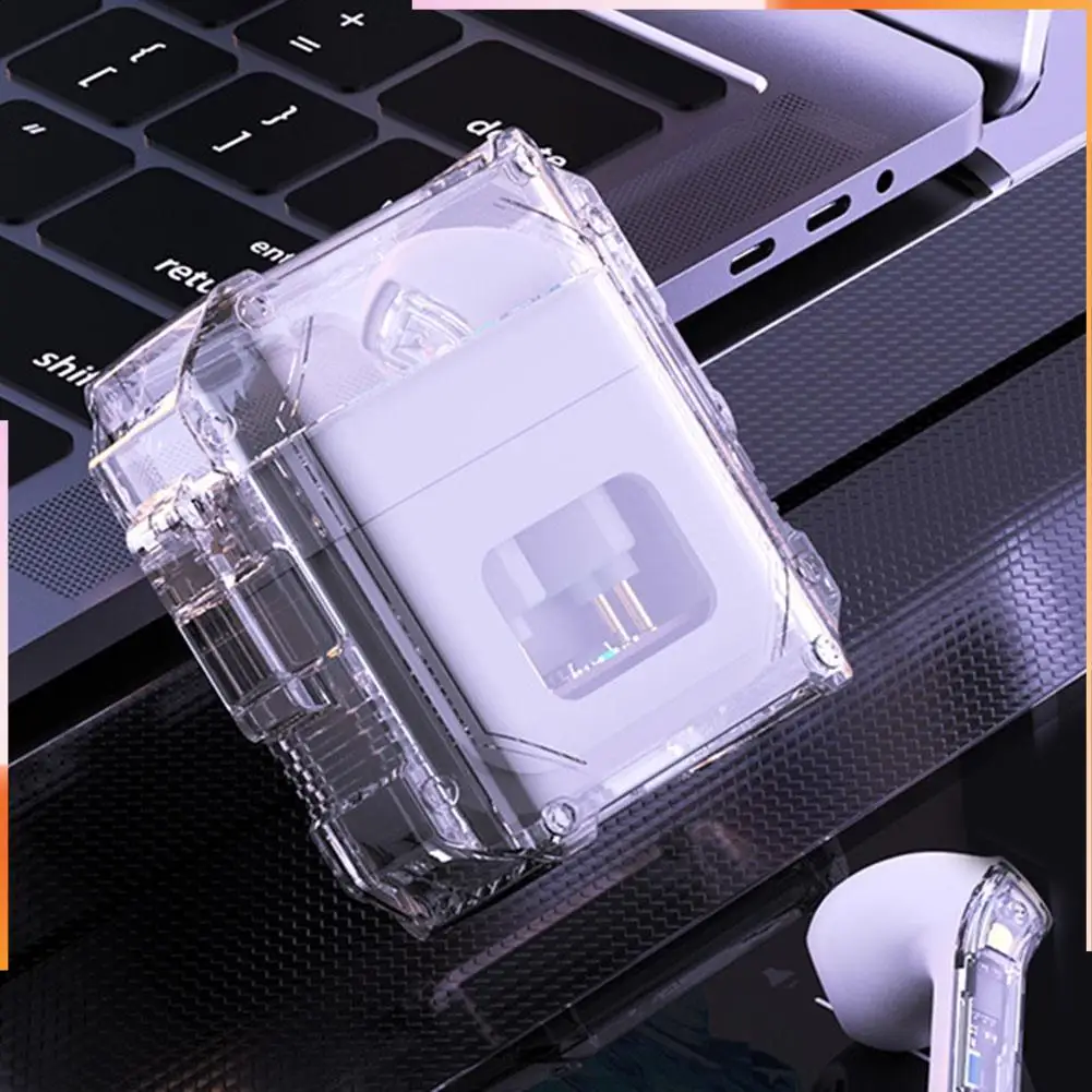 

A92Z Transparent Touch Headphone Wireless Noise Cancelling Earbuds Bluetooth 5.3 Bass Stereo Earbud Waterproof Sport