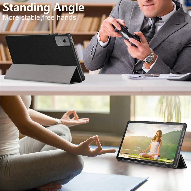 Für Lenovo Xiaoxin Pad 12.1 TB365FC Schutzhülle Pro GT 11 Dreifach Faltbare Magnetische Tablet-Abdeckung – Detail 11