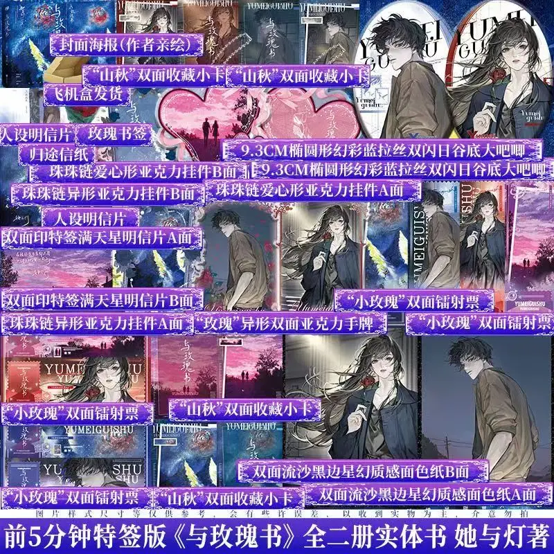 玉梅桂書小説本 全2冊 著者：タ・ユ・デン 中国語 双方向救済ロマンス小説