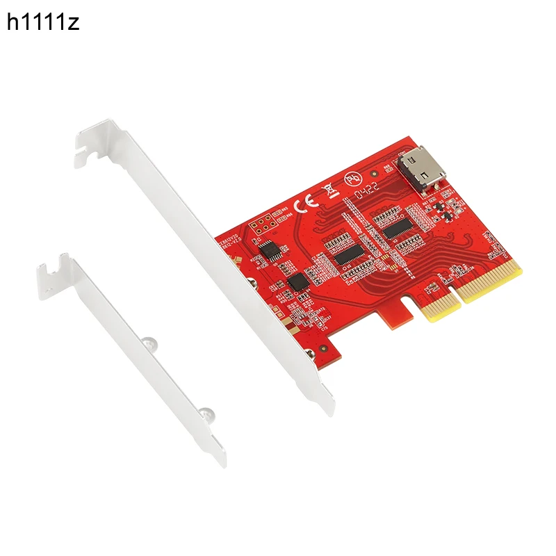 

PCIE 4.0 to U.2 NVME SSD Adapter Expansion Card PCI Express 4X to SFF-8612 Riser Card Board w/ SFF-8611 to SFF-8639 Extend Cable