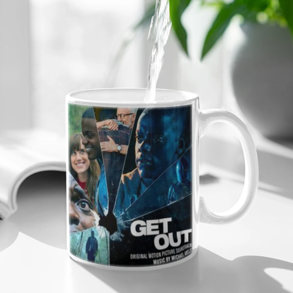 Horror Movie Get Out Classic Vintage Ceramic Cup Coffee Oatmeal Breakfast Cup Creative Personality Mug