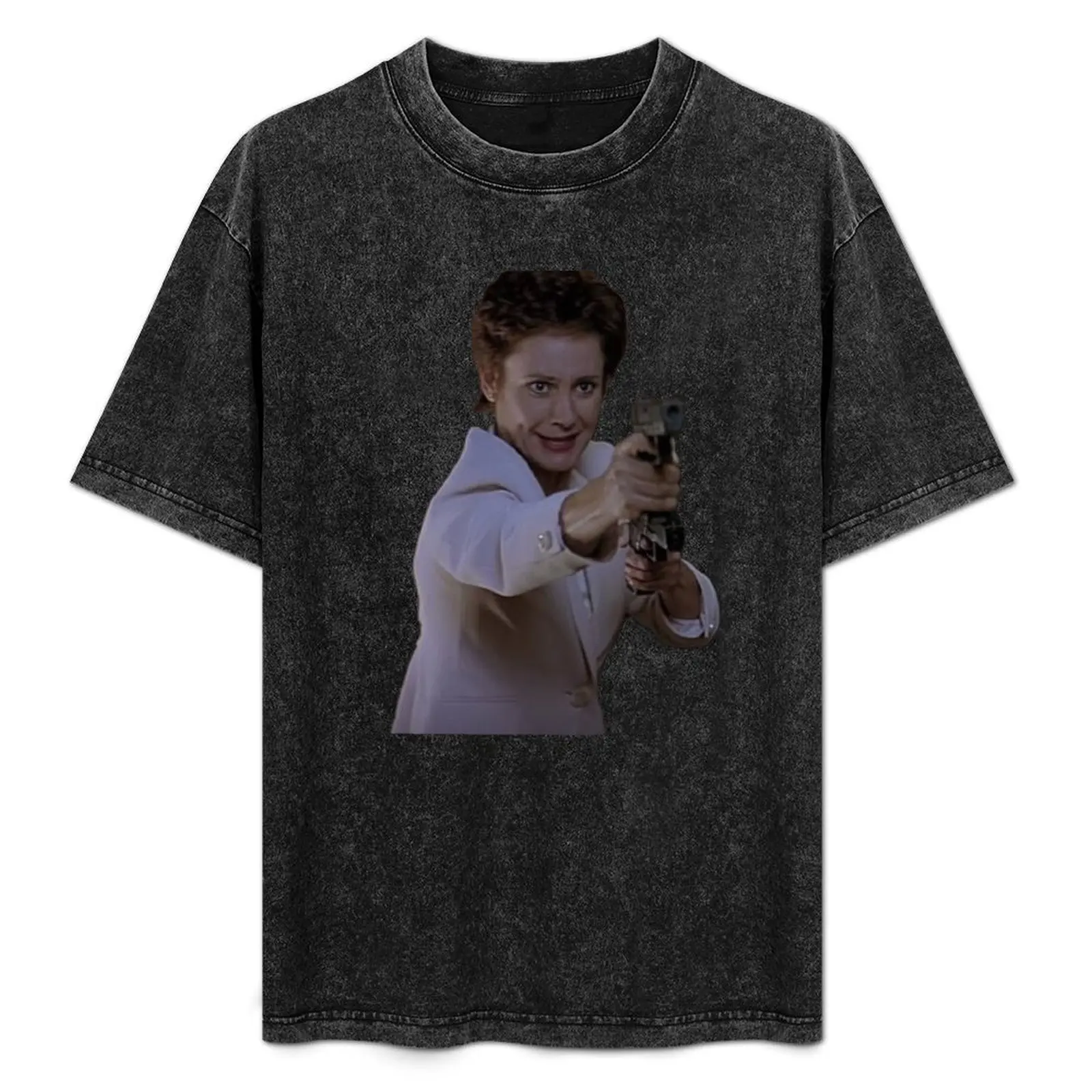 

Футболка Mrs. Loomis, простая однотонная футболка с круглым вырезом