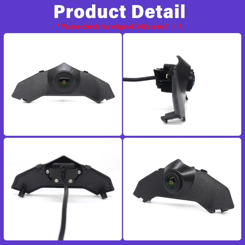 Car Front View Camera AHD For Audi Q3 F3 MK2 2018 2019 2020 2021 Waterproof Parking HD CCD Night Vision Forward Logo Camera