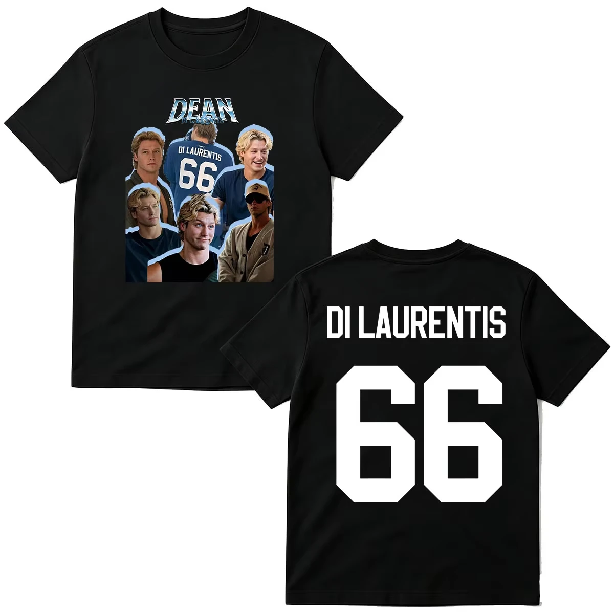 Off Campus Dean Di Laurentis 66 T-shirts Briar University Hockey T-shirt Men Women Clothing Fashion Cotton Short Sleeve T Shirts