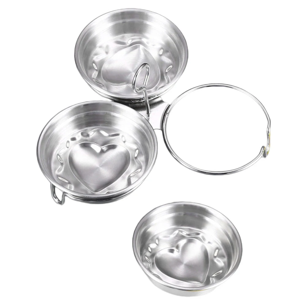 

Steamed Egg Mold Household Storage Bowl Stainless Steel Kitchen Supply Multifunctional Egg Custard Mold Steaming Food Container