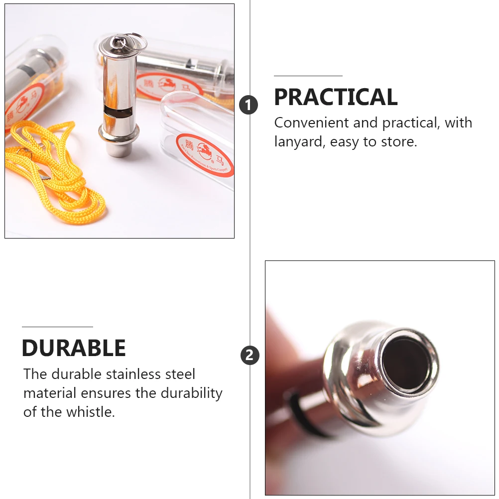 

3pcs Pigeon Whistle Stainless Steel Bird Training Sports Outdoor Accessory Loud Clear Sound High Pitch Volume Durable Practical