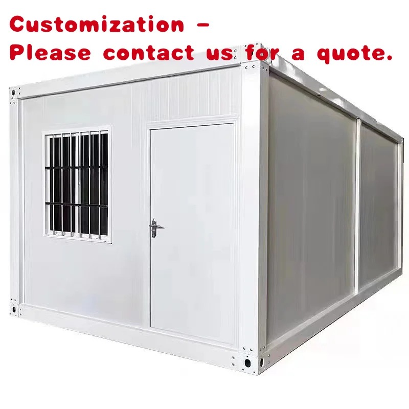 

custom.Portable 20ft Container House Prefabricated Steel Office Accommodation Detachable Camp House Outdoor Use