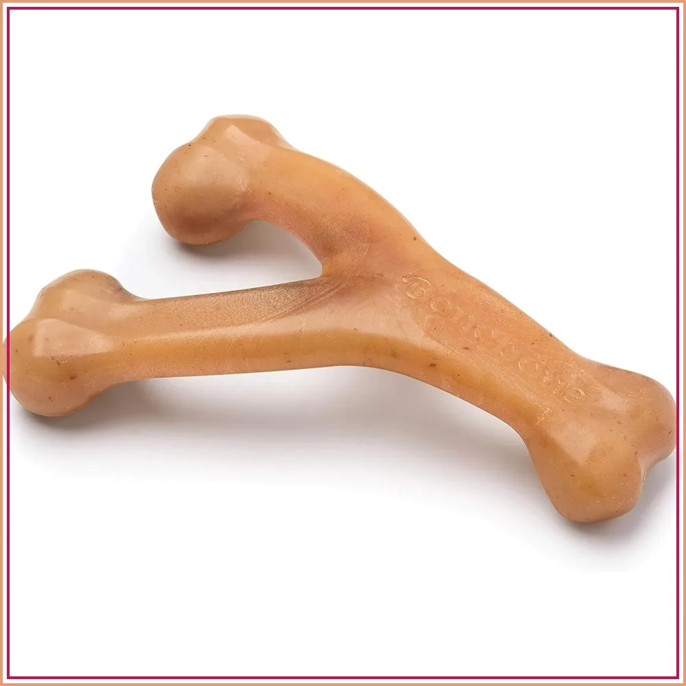 

Durable Dog Chew Toy for Aggressive Chewers, Real Chicken, Medium, for All Breeds