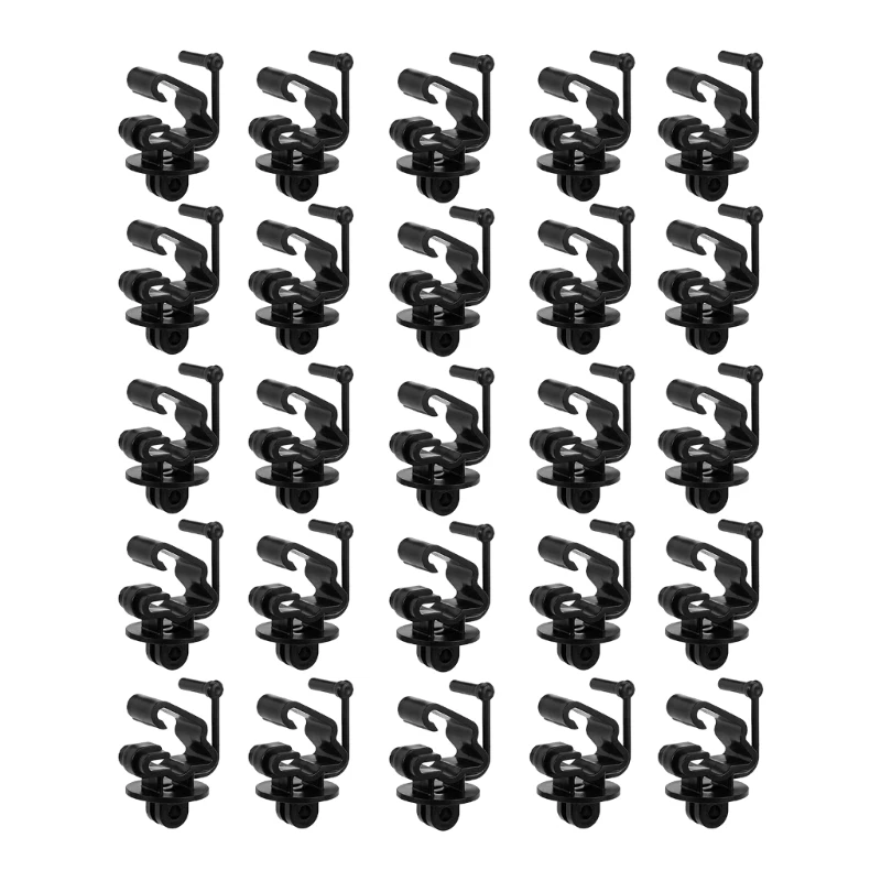 New Set of 25 Elegant Color Insulators for T Posts Secure Lock Designs Accessory for Electric Fencing in Agriculture