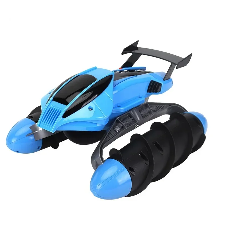 

New Remote-controlled Amphibious Hovercraft 2.4g Waterproof Protection Stunt Boat Children's Model Toys For Teenagers Fun Gifts