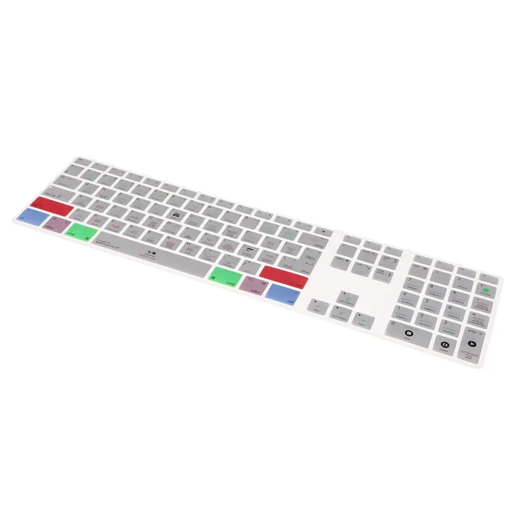 Flexible Keyboard Protector TPU Rubber Skin Long Lasting Cover for Apple Macbook Pro 16 Inch Laptop
