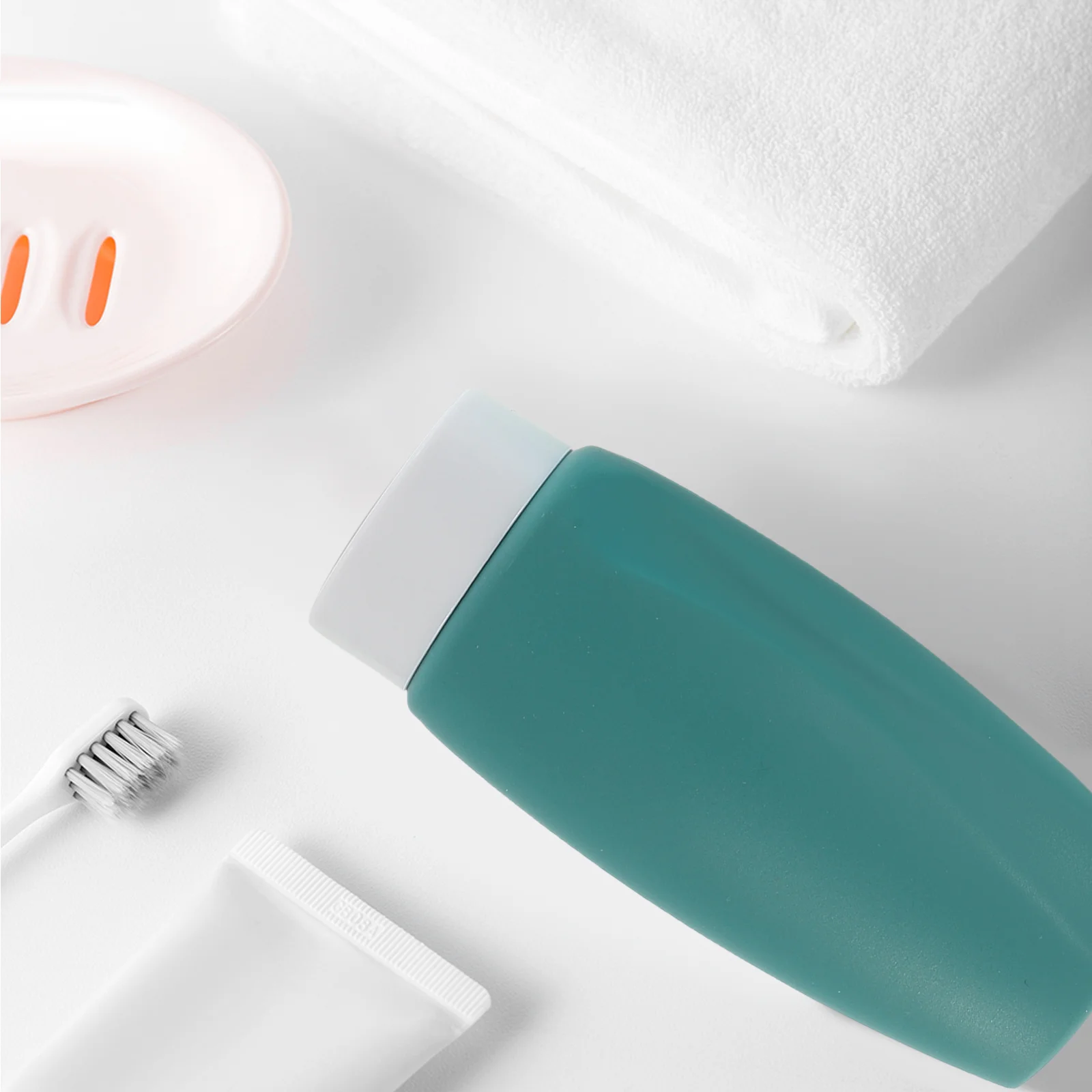 

4Pcs Travel Bottles Set Refillable Silicone Shampoo Lotion Serum Containers Portable Toiletry Bottles for Travel Business Home