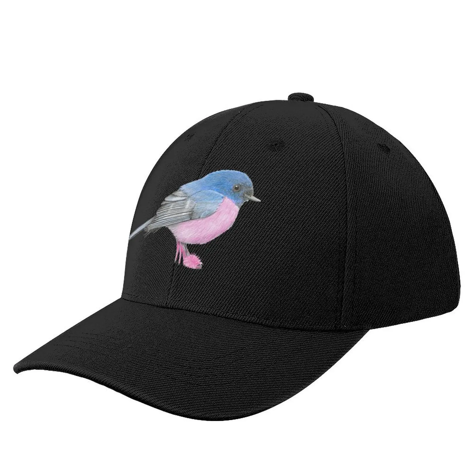 Pink Robin in Marabou Slippers Baseball Cap Hat Luxury Brand Kids Hat Hat Beach Caps Male Women's