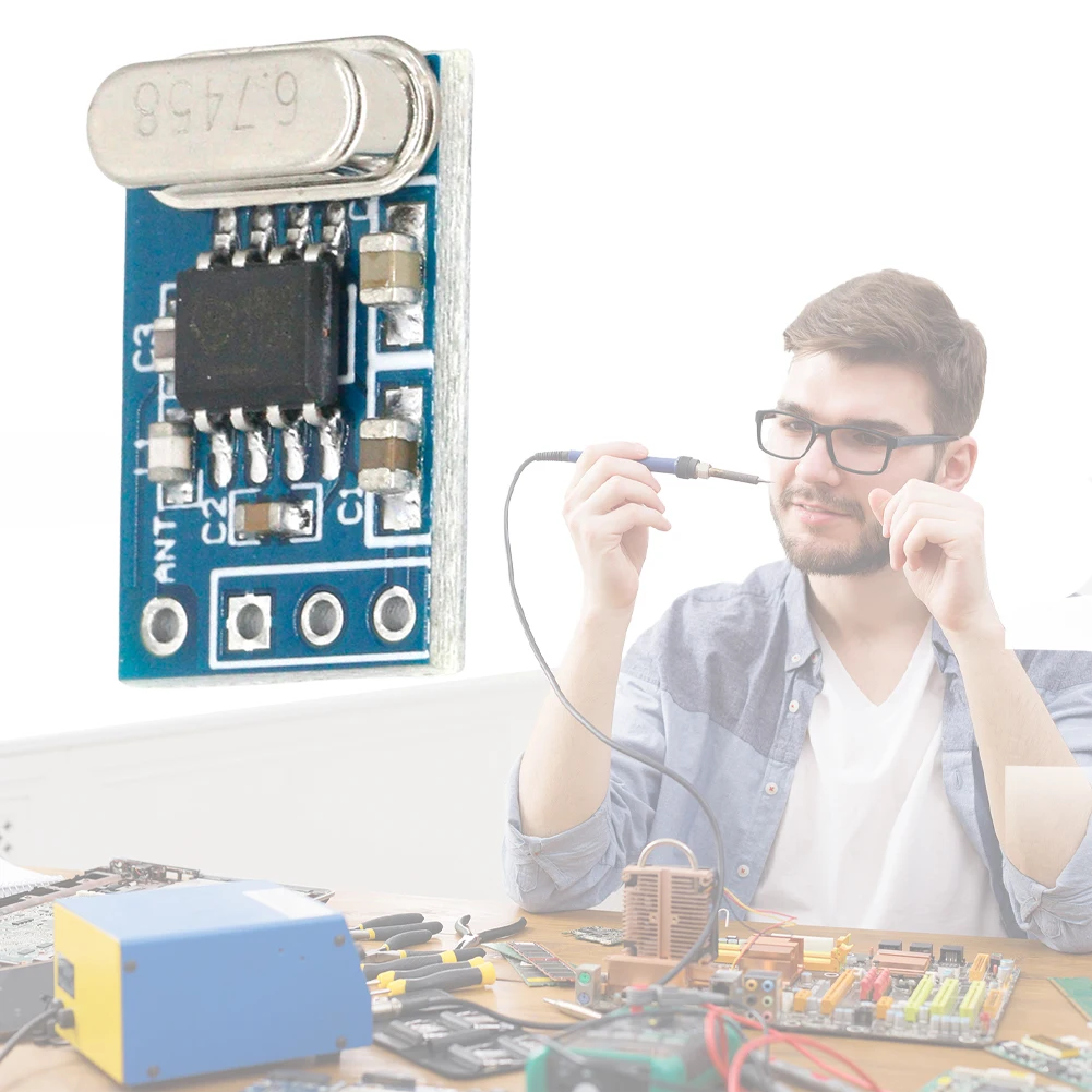 Модуль передатчика и приемника 433 МГц ASK/OOK, чип PCB SYN115/SYN480R, беспроводной модуль, приемник-передатчик для Arduino