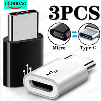 3Pcs Micro USB Male To Type C Female Adapter Converter for Android Smart Phone Tablet USB Type C To Micro USB Adapter Connector