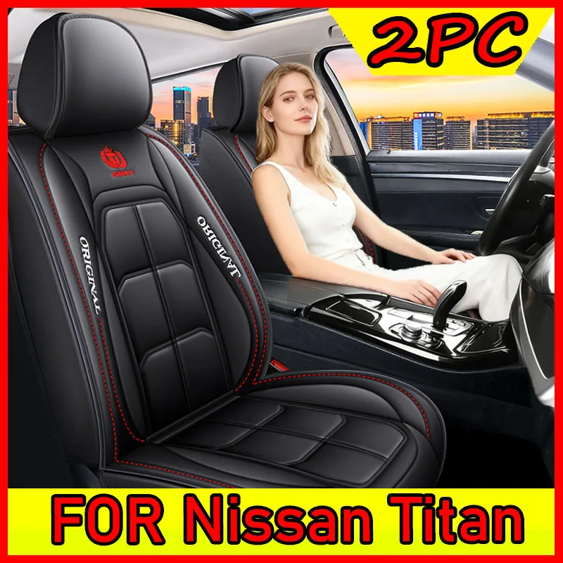 

FOR Nissan Titan Full-Wrapped Muscle Seat Cover – High-End Waterproof Artificial Leather, Fixed Design, Waist Comfort