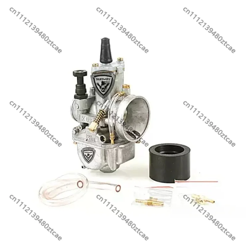28‑34mm PWK Slide Racing Modified Carburetor, 2‑Stroke & 4‑Stroke Motorcycle Fuel System Upgrade Replacement Spare Part