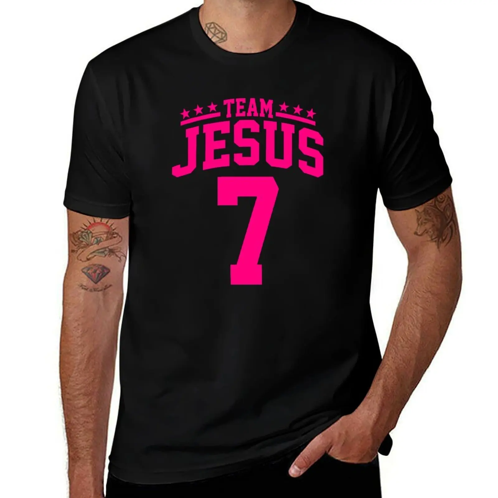 

Team Jesus T-Shirt man t shirts cotton t shirts for man pack cotton t shirt personalised T-Shirt