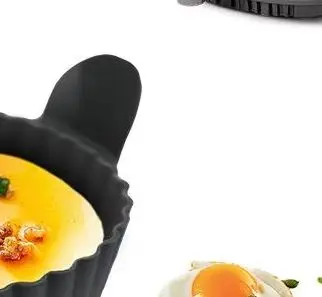 

Reusable Air Fryer Silicone Baking Egg Cups Set - Non-Stick Kitchen Tools for Eggs Cakes Meatballs - 1/3/4 Piece Options