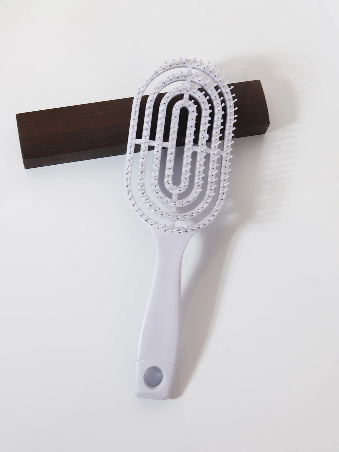 Relaxing Elastic Massage Comb Portable Hollow Comb Scalp Massage Brush Salon Styling Tool Oval Comb Special for real hair wigs image 6