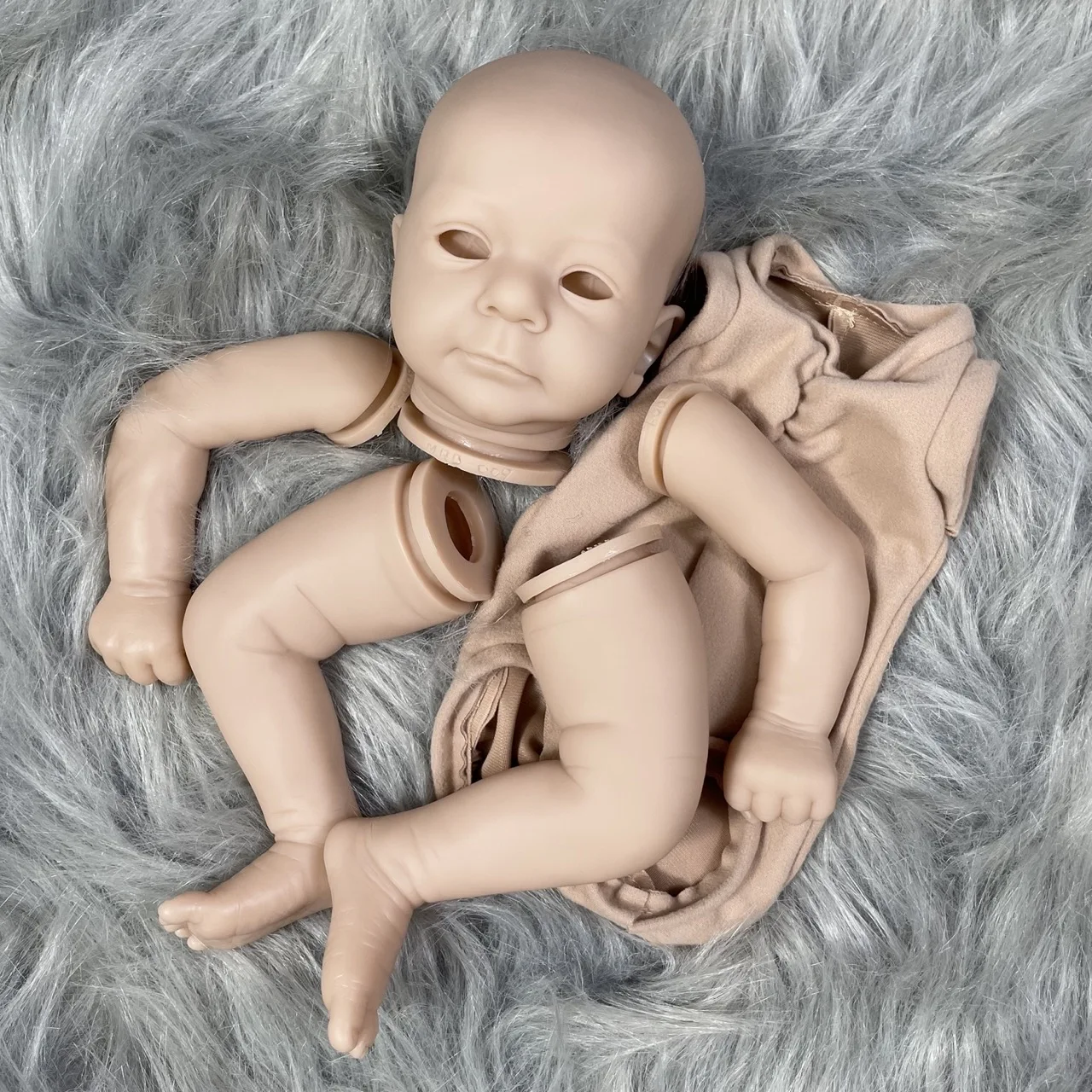 【リボーンドール】 FELÍCIA Kit reborn felicia 19 Polegada kit boneca de vinil bebê reborn sem