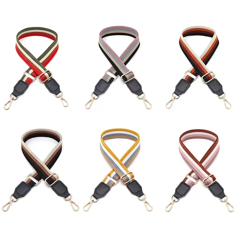 Bolso ancho con estampado de colores para mujer, correa de repuesto ajustable con patrón de cebra, cinturón, bolso de hombro ancho, accesorios