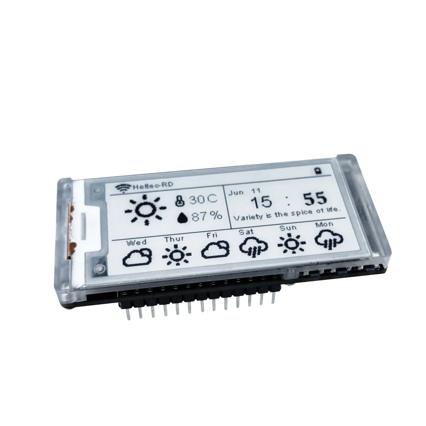 2.13 inch black and white Eink esp32S3r8 chip sx1262 LoRaWAN Bluetooth WiFi electronic ink screen